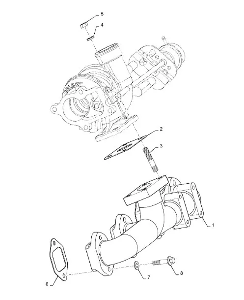 5801426424 - Выпускной коллектор