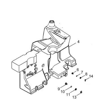 87567185 - Бак топливный левый T8/Mg.